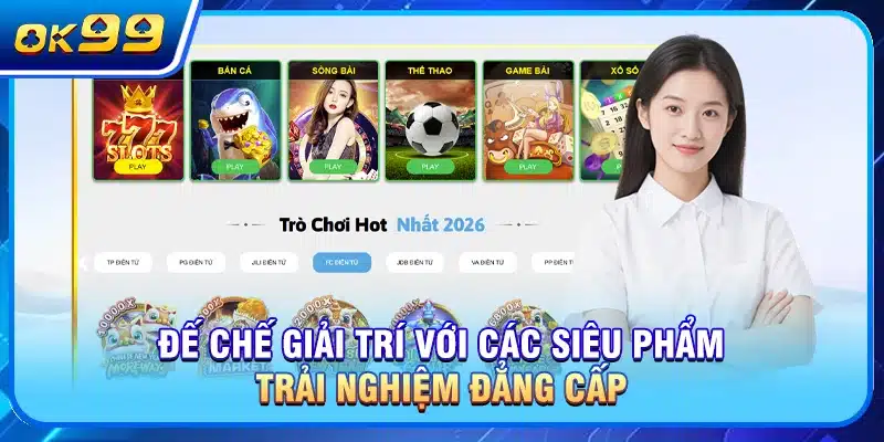 Đế chế giải trí với các siêu phẩm trải nghiệm đẳng cấp