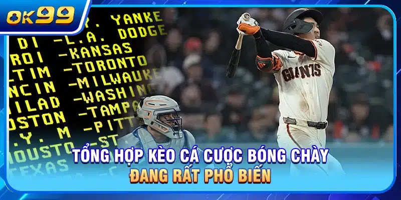 Tổng hợp kèo cá cược bóng chày đang rất phổ biến